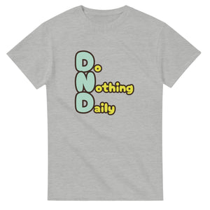 Do Nothing Daily — ash unisex t-shirt
