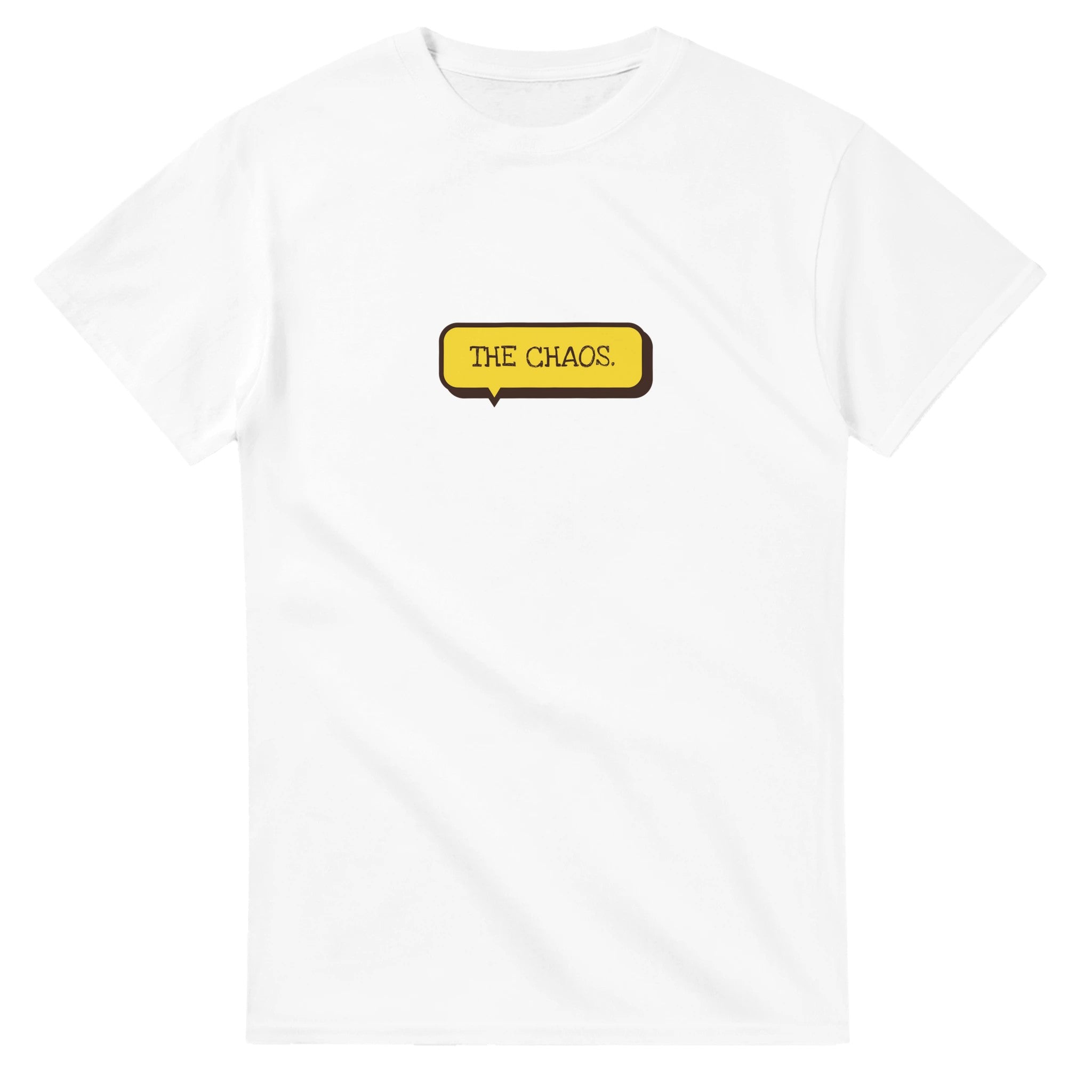 The Chaos — white unisex t-shirt