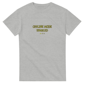 Offline Mode Enabled — ash unisex t-shirt