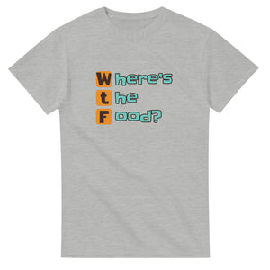 Where’s the Food? — ash unisex t-shirt