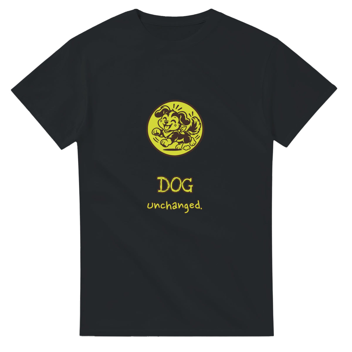 Dog • Unchanged — black unisex t-shirt