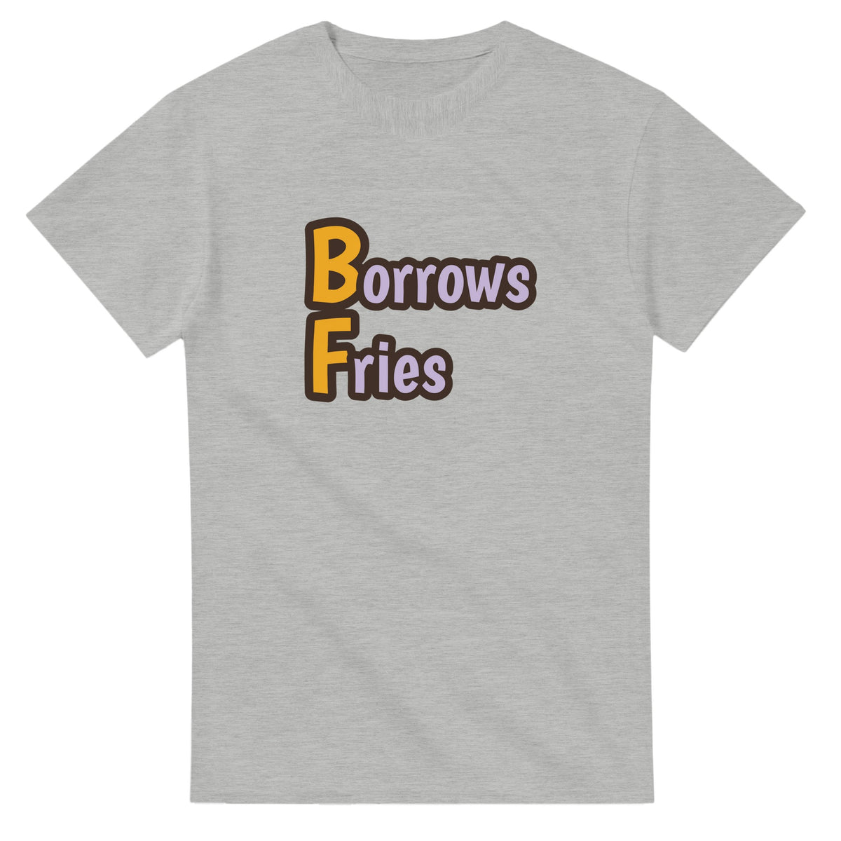 Borrows Fries — ash unisex t-shirt