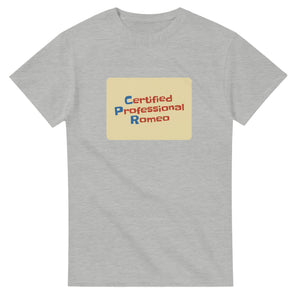 Certified Professional Romeo — ash unisex t-shirt