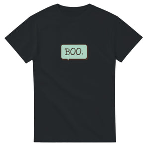 Boo. — black unisex t-shirt