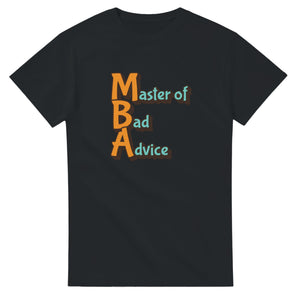 Master of Bad Advice — black unisex t-shirt