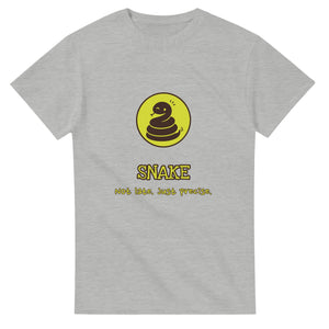 Snake • Not Late. Just Precise — ash unisex t-shirt