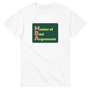 Master of Bad Arguments — white unisex t-shirt