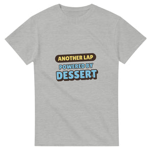 Another Lap Powered By Dessert — ash unisex t-shirt