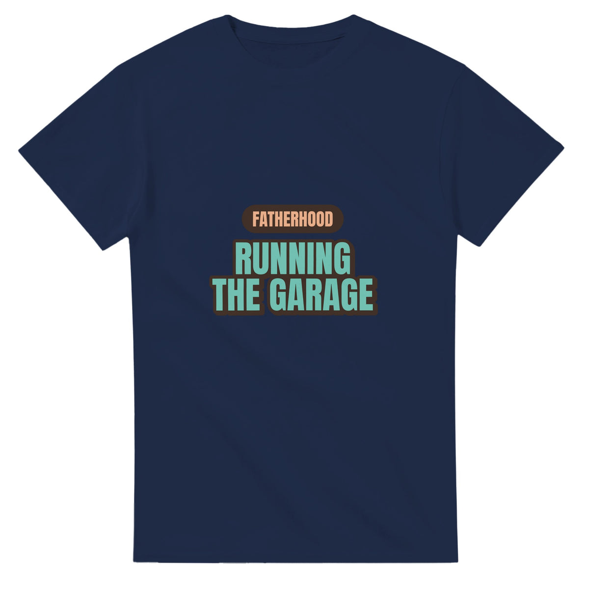 Fatherhood: Running The Garage — navy unisex t-shirt