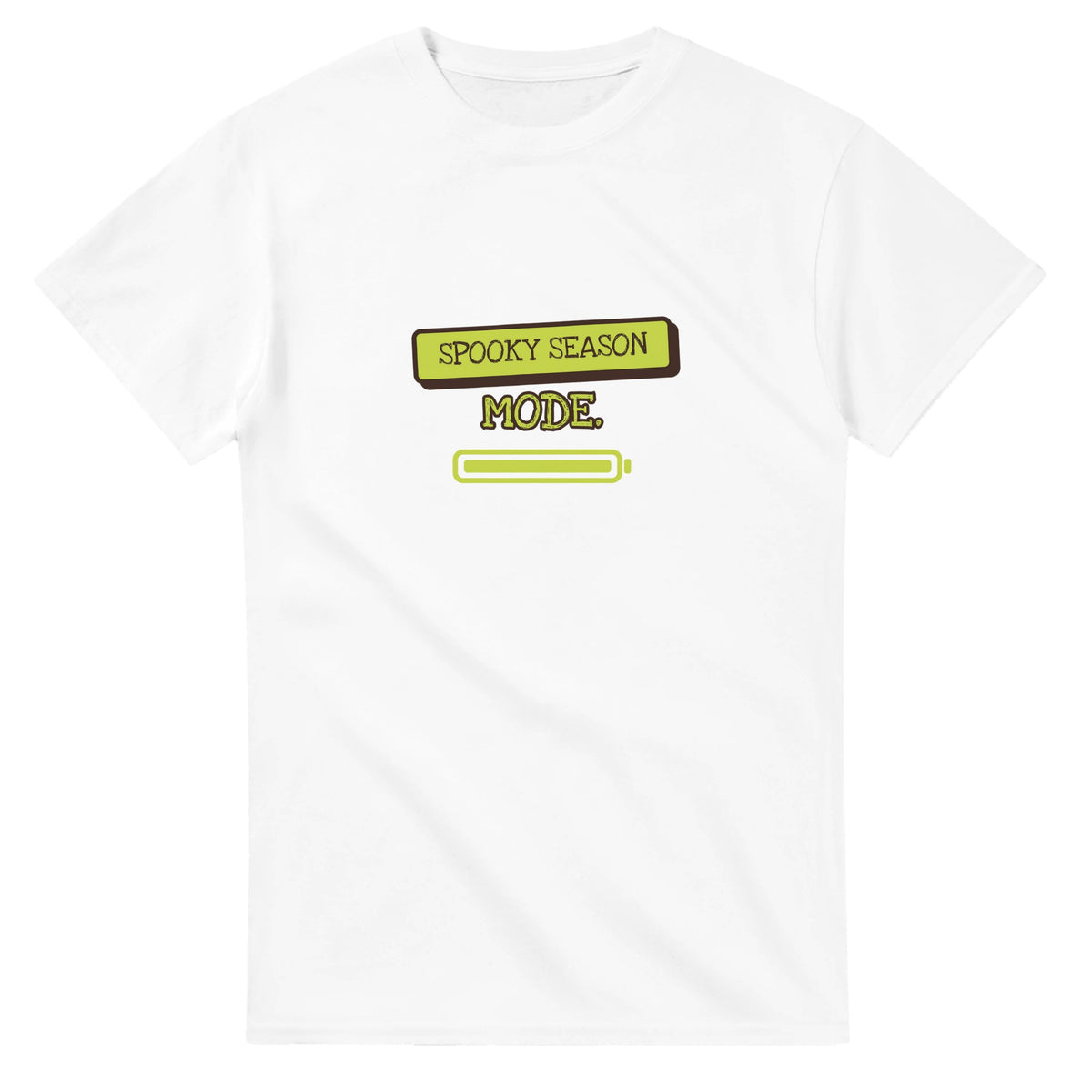 Spooky Season Mode — white unisex t-shirt
