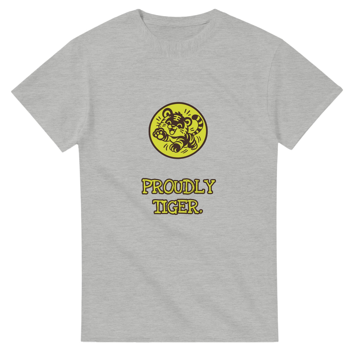 Proudly Tiger — ash unisex t-shirt