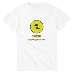 Pisces • Imagination On — white unisex t-shirt