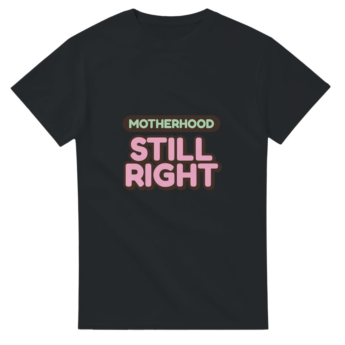 Motherhood: Still Right — black unisex t-shirt