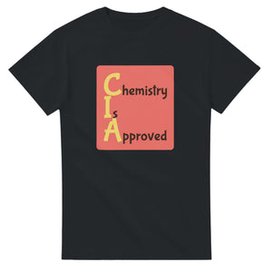 Chemistry Is Approved — black unisex t-shirt