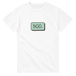Boo. — white unisex t-shirt