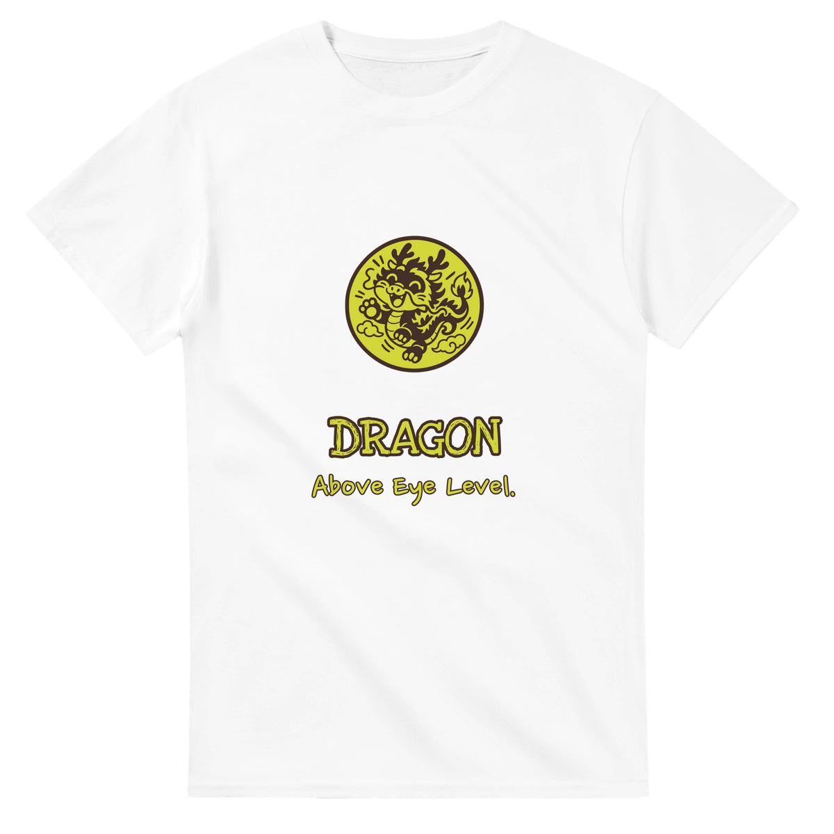 Dragon • Above Eye Level — white unisex t-shirt