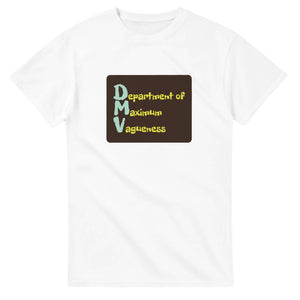 Department of Maximum Vagueness — white unisex t-shirt