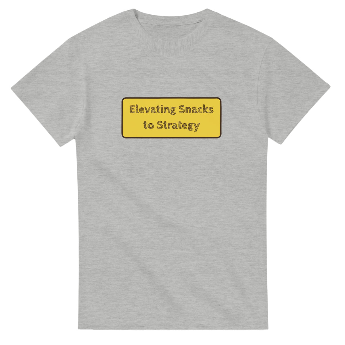 Elevating Snacks To Strategy — ash unisex t-shirt