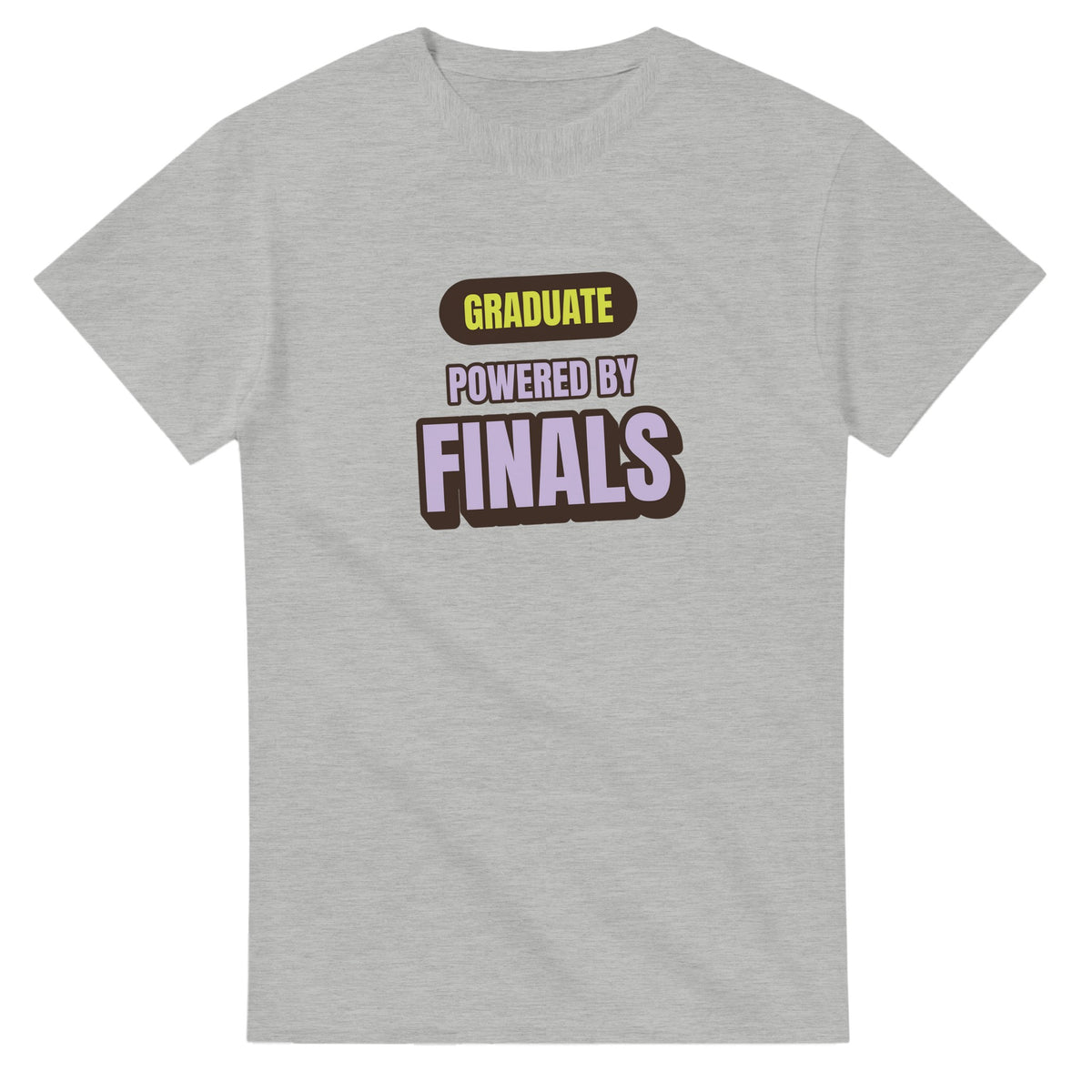 Graduate Powered By Finals — ash unisex t-shirt