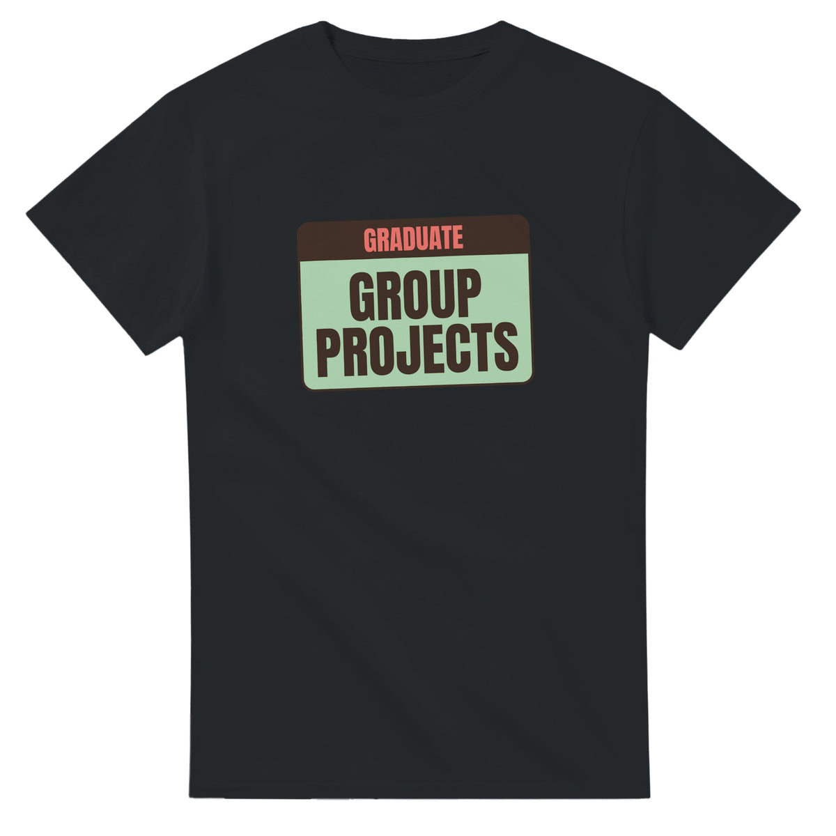 Graduate Powered By Group Projects — black unisex t-shirt