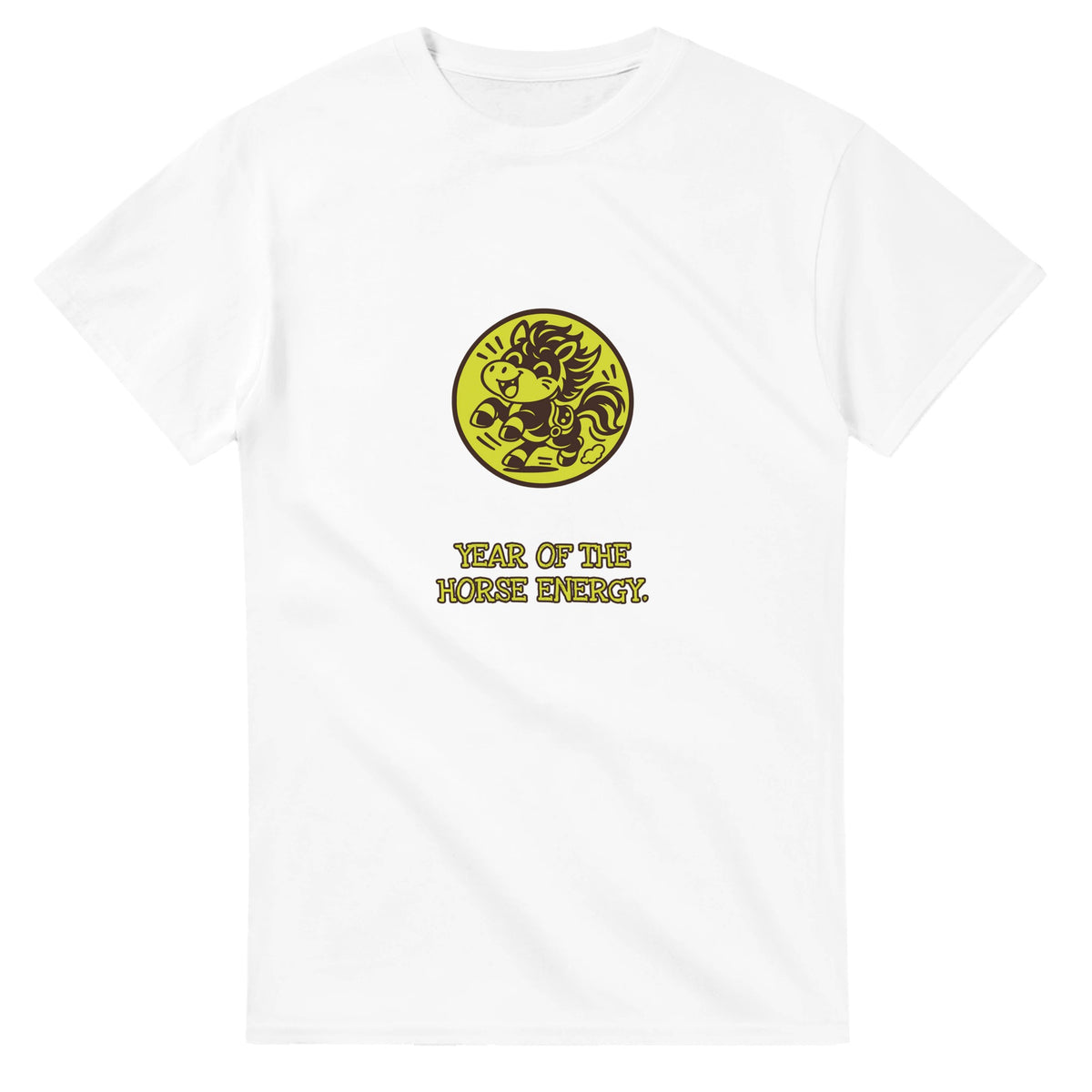 Year Of The Horse Energy — white unisex t-shirt