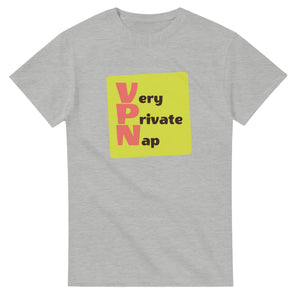 Very Private Nap — ash unisex t-shirt