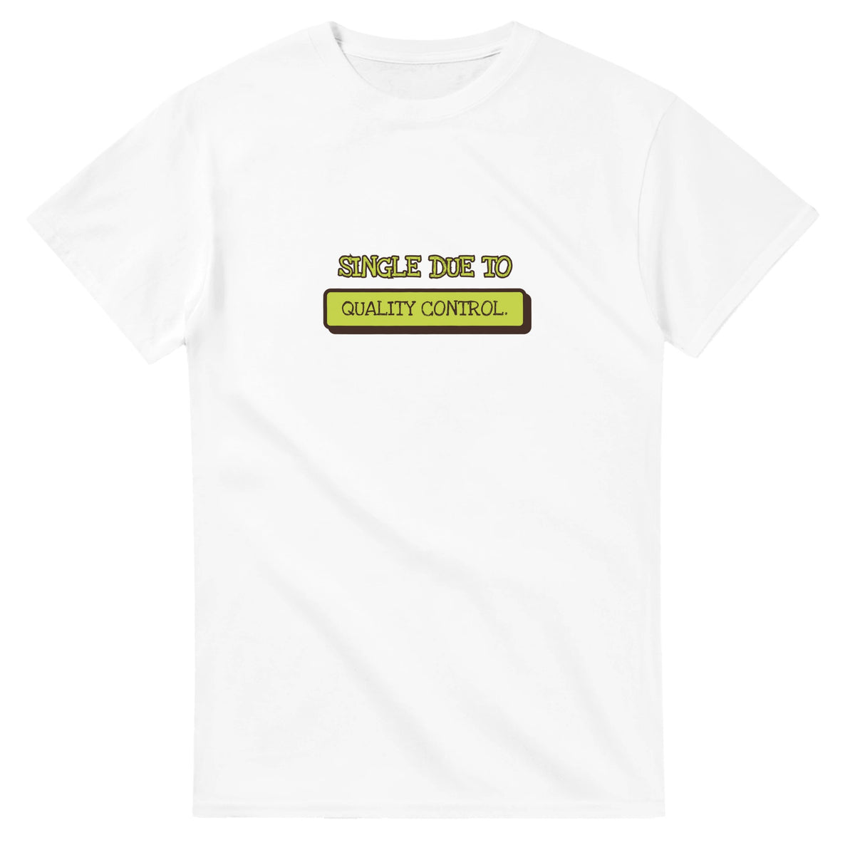 Quality Control — white unisex t-shirt