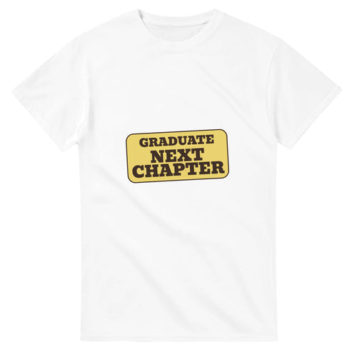 Graduate: Next Chapter — white unisex t-shirt