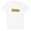 Attached — white unisex t-shirt