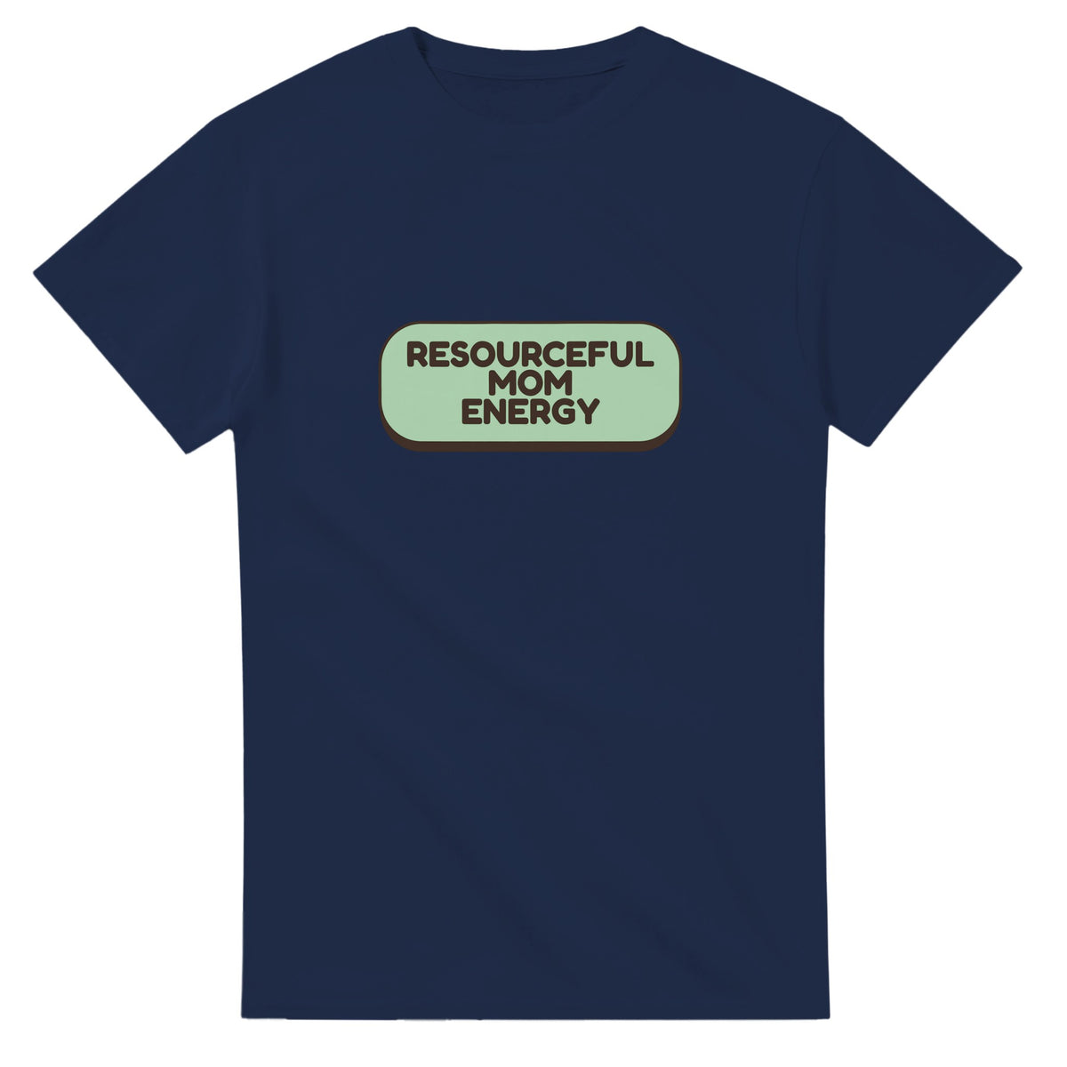 Resourceful Mom Energy — navy unisex t-shirt