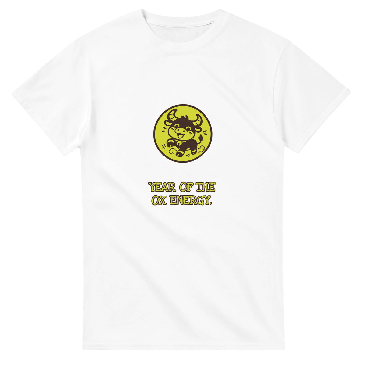 Year Of The Ox Energy — white unisex t-shirt