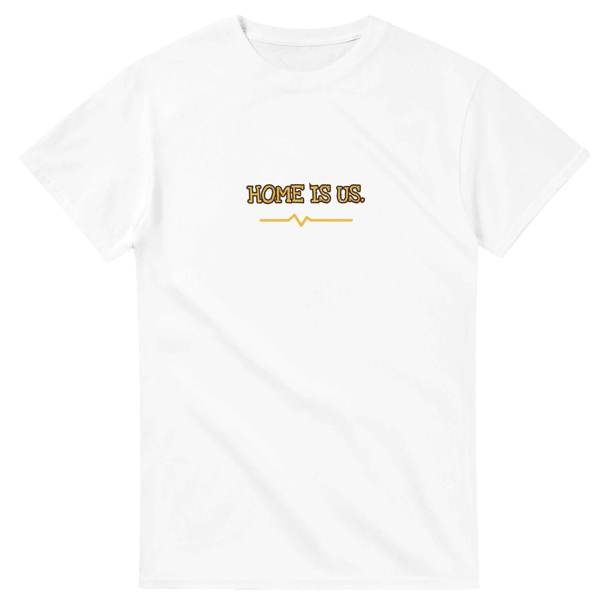 Home Is Us — white unisex t-shirt