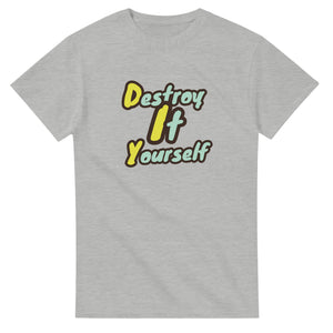 Destroy It Yourself — ash unisex t-shirt