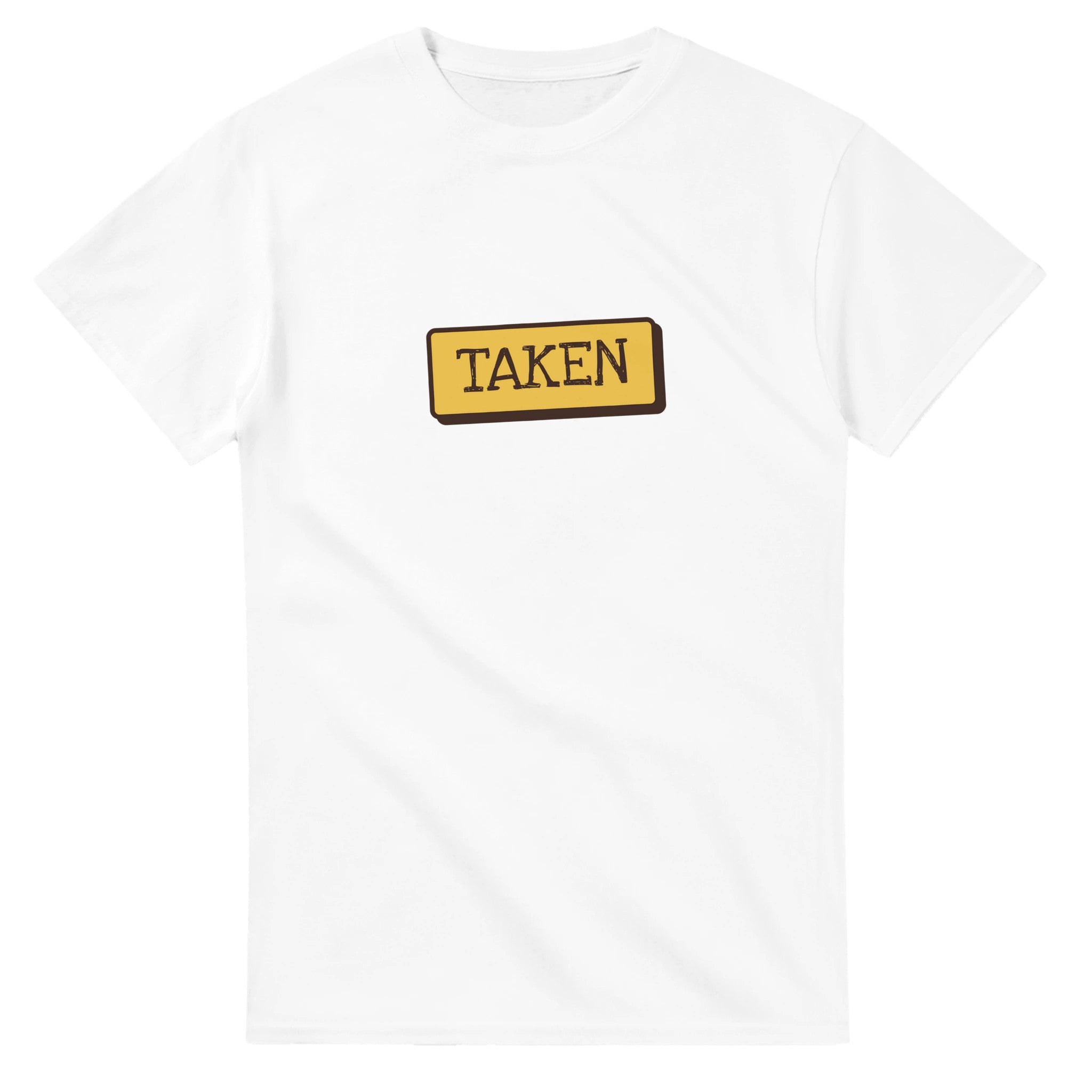 Taken — white unisex t-shirt