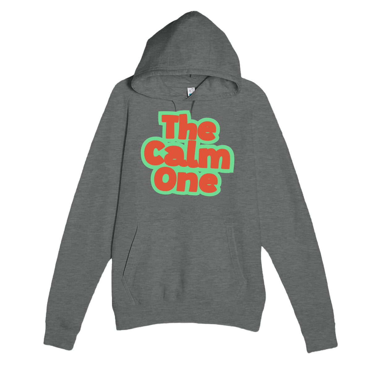 The Calm One — cute graphite heather unisex hoodie
