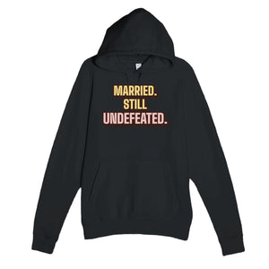 Still Undefeated — funny black unisex hoodie
