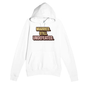 Still Undefeated — funny white unisex hoodie