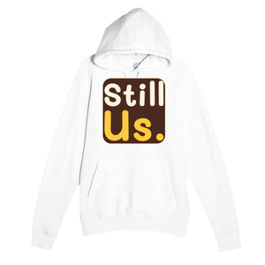 Still Us — heartfelt white unisex hoodie