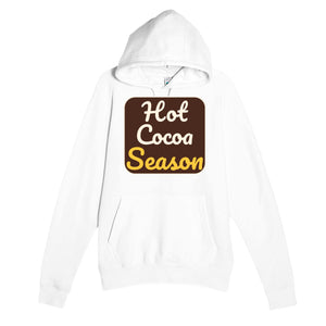 Hot Cocoa Season — cute white unisex hoodie