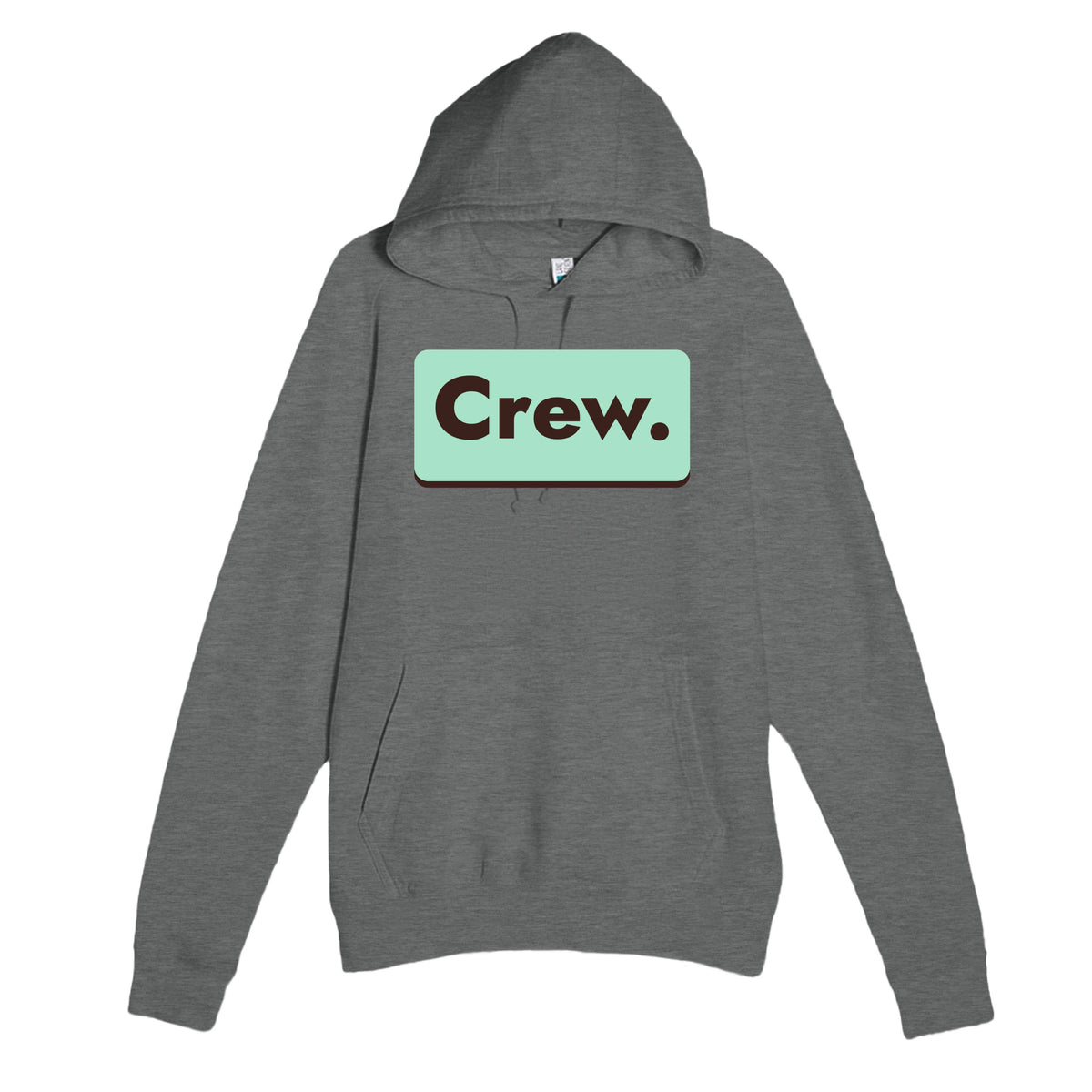 Crew. — cute graphite heather unisex hoodie
