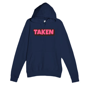 Taken — cute navy unisex hoodie