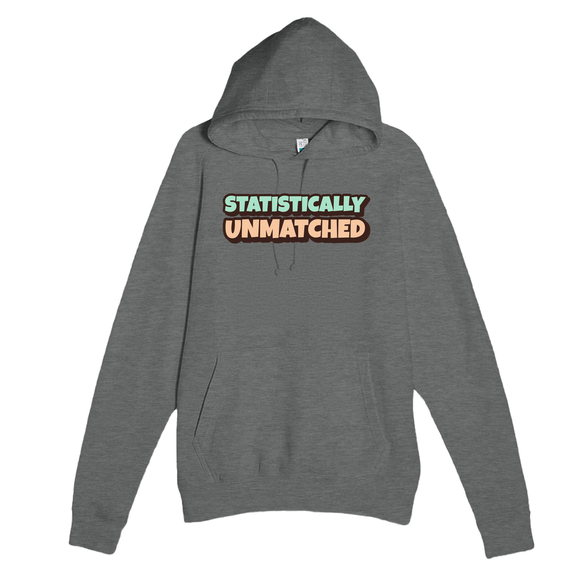 Statistically Unmatched — funny graphite heather unisex hoodie