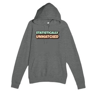 Statistically Unmatched — funny graphite heather unisex hoodie