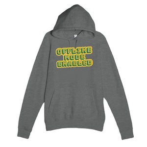 Offline Mode Enabled — funny graphite heather unisex hoodie