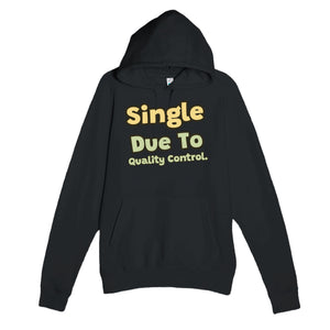 Quality Control — funny black unisex hoodie