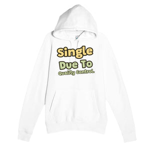 Quality Control — funny white unisex hoodie