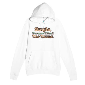 I Read the Terms — funny white unisex hoodie