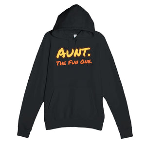 Aunt. The Fun One — funny black unisex hoodie