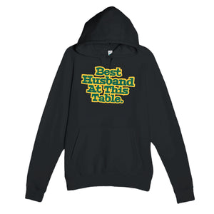 Best Husband At This Table — heartfelt black unisex hoodie