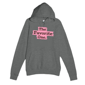 The Favorite One — funny graphite heather unisex hoodie